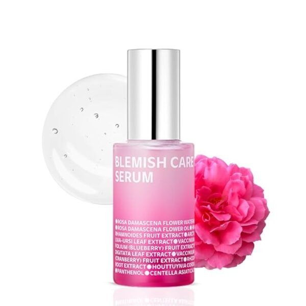 ISOI Blemish Care Up Serum 15ml (0.5 fl.oz) | Vegan Serum for Blemish & Dark Spot Removal with Arbutin, Bulgarian Rose Oil | Korean Skin Care