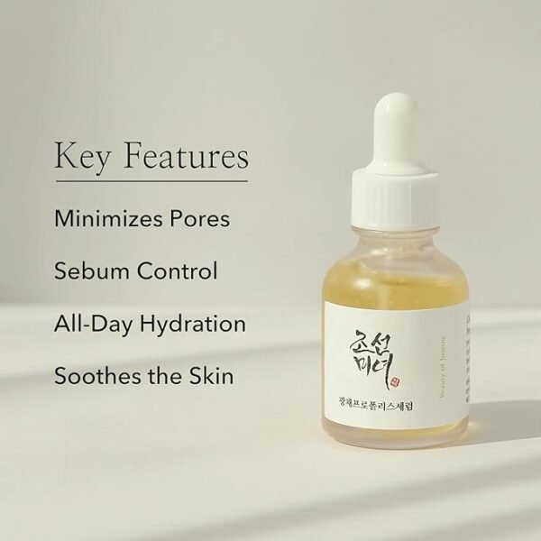 Beauty of Joseon Glow Serum Propolis and Niacinamide Hydrating Facial Soothing Moisturizer for Irritated Uneven Skin Tone, Korean Skin Care 30ml, 1 fl.oz - Image 6