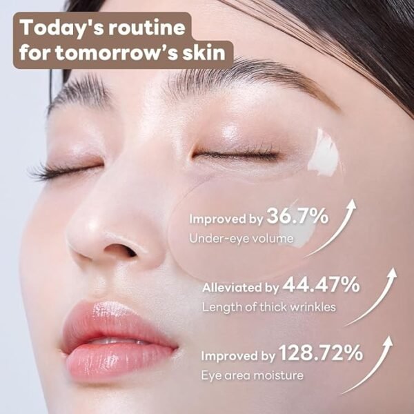 Mediheal Retinol Collagen Under Eye Patches - Korean Hydrogel Eye Pads with 95% Retinol & 5 Micro Collagen. Nourishing & Non Irritating Eye Gel Mask. Sealing Cap & Spatula Included. - Image 2