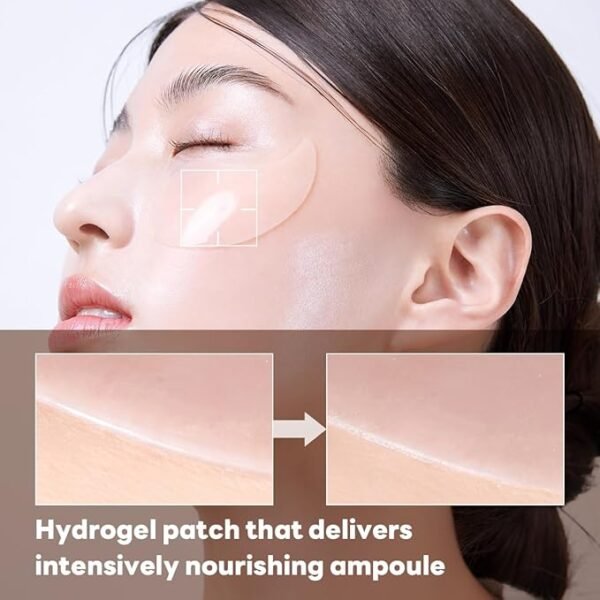 Mediheal Retinol Collagen Under Eye Patches - Korean Hydrogel Eye Pads with 95% Retinol & 5 Micro Collagen. Nourishing & Non Irritating Eye Gel Mask. Sealing Cap & Spatula Included. - Image 5