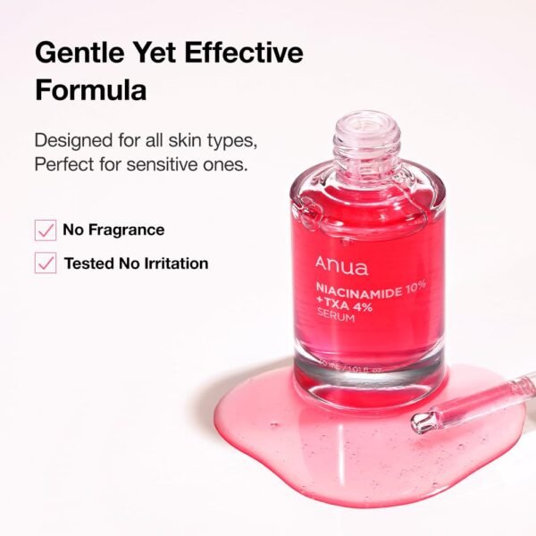 Anua Serum, 30ml /1.01 fl.oz. | 10% Niacinamide + 4% Tranexamic Acid, Ceramide, Hyaluronic Acid - Image 3