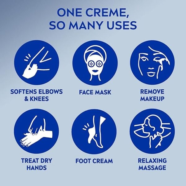 NIVEA Creme Body, Face and Hand Moisturizing Cream, 16 Oz Jar - Image 3