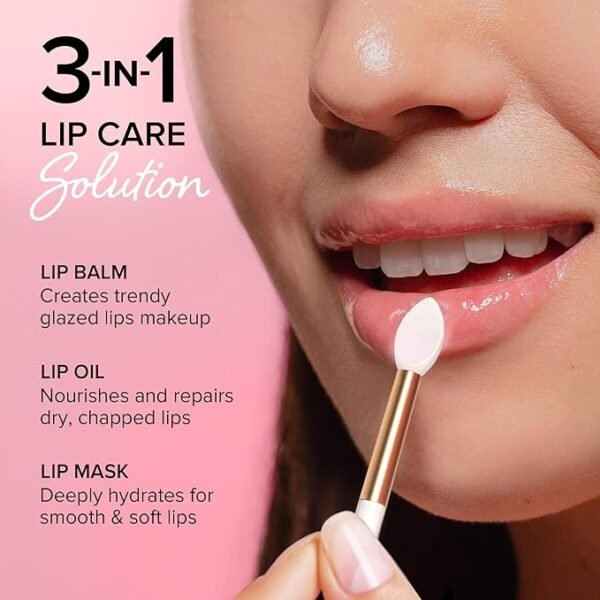 MAREE Lip Mask with Hyaluronic Acid - Overnight Lip Treatment - Lip Moisturizer for Very Dry Lips, Lip Sleeping Mask Butter Balm, Lip Care Hydration, Repair for Dry Cracked Lips - Hidratante de Labios - Image 4