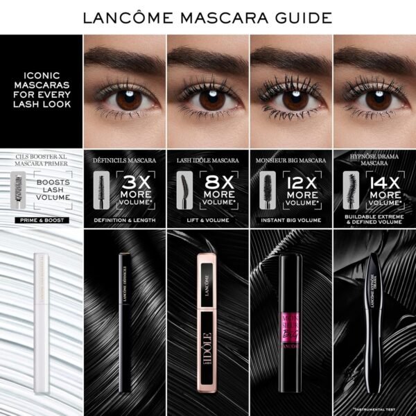 Lancôme Lash Idôle Lash-Lifting & Volumizing Mascara - Black Mascara for Instant Volume, Length & Lift - Smudge Proof & Up To 24H Wear - Black - Image 7