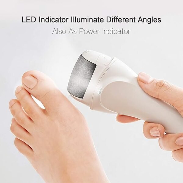 Electric Feet Callus Removers Rechargeable,Portable Electronic Foot File Pedicure Tools, Electric Callus Remover Kit,Professional Pedi Feet Care Perfect for Dead,Hard Cracked Dry Skin Ideal Gift - Image 3