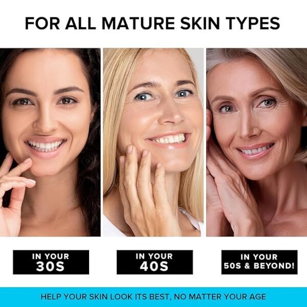 SimplyVital Collagen, Retinol & Hyaluronic Acid Cream - Anti-Aging Face Moisturizer for Face, Neck & Décolleté - Made in USA, Daily Moisturizer Face Cream - 1.7 fl.oz. - Image 2